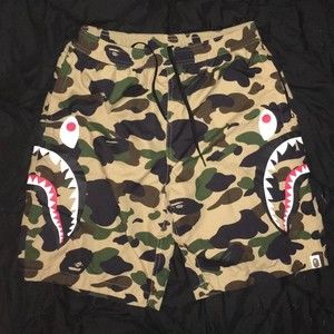 A Bathing Ape swim trunks